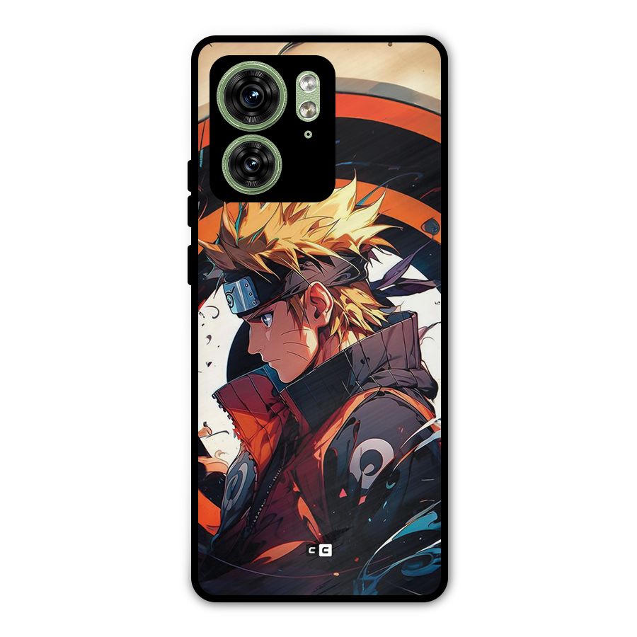 Naruto Uzumaki Combat Metal Back Case for Motorola Edge 40 5G