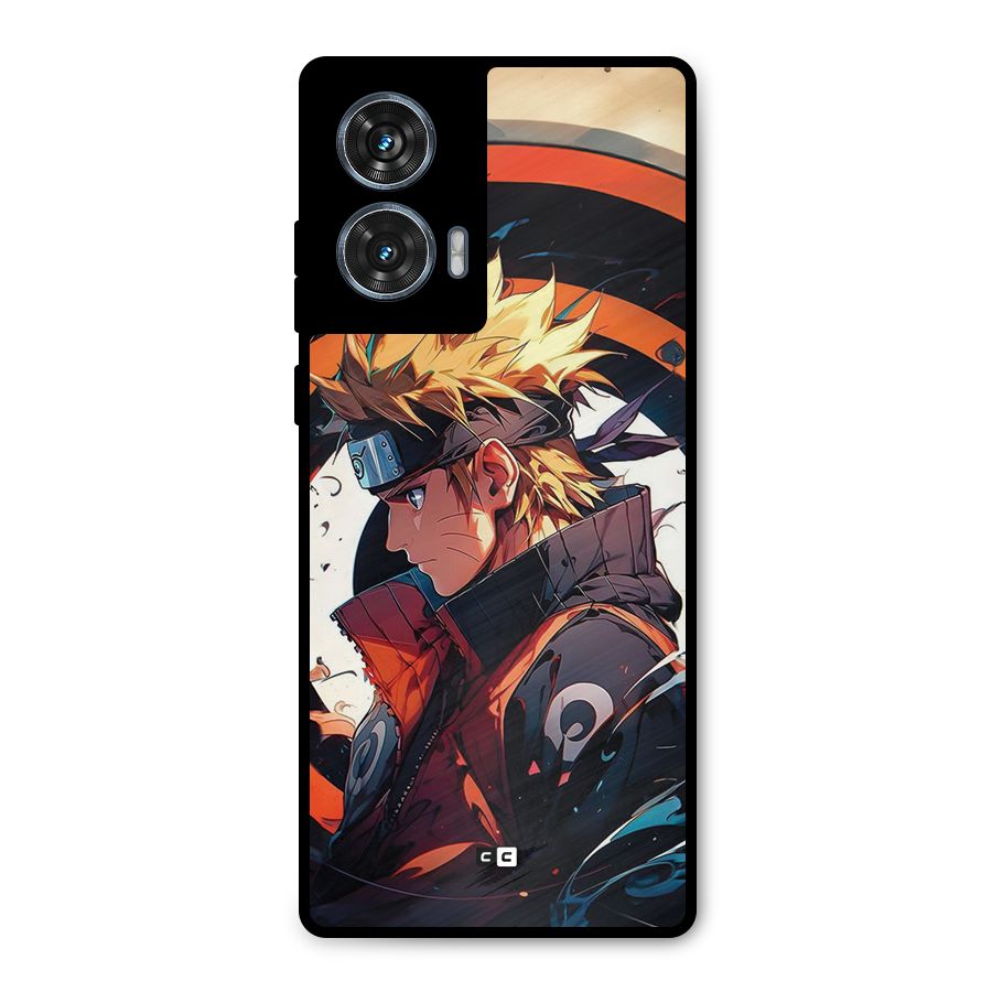 Naruto Uzumaki Combat Metal Back Case for Motorola Edge 50 Fusion