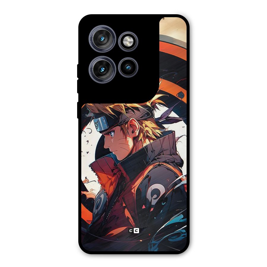 Naruto Uzumaki Combat Metal Back Case for Motorola Edge 50 Neo