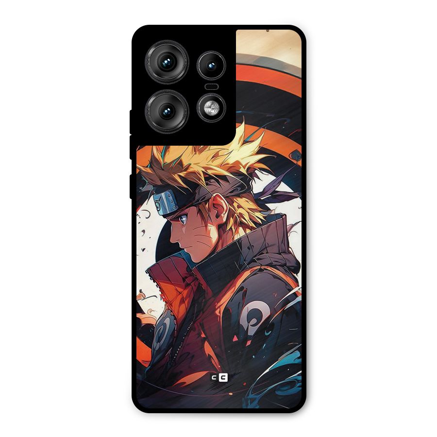 Naruto Uzumaki Combat Metal Back Case for Motorola Edge 50 Pro