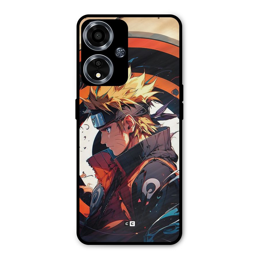Naruto Uzumaki Combat Metal Back Case for Oppo A59
