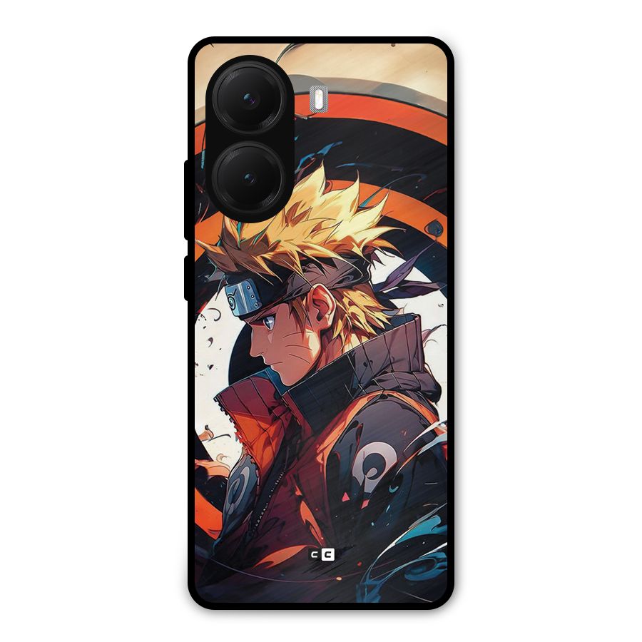 Naruto Uzumaki Combat Metal Back Case for Poco X7 Pro