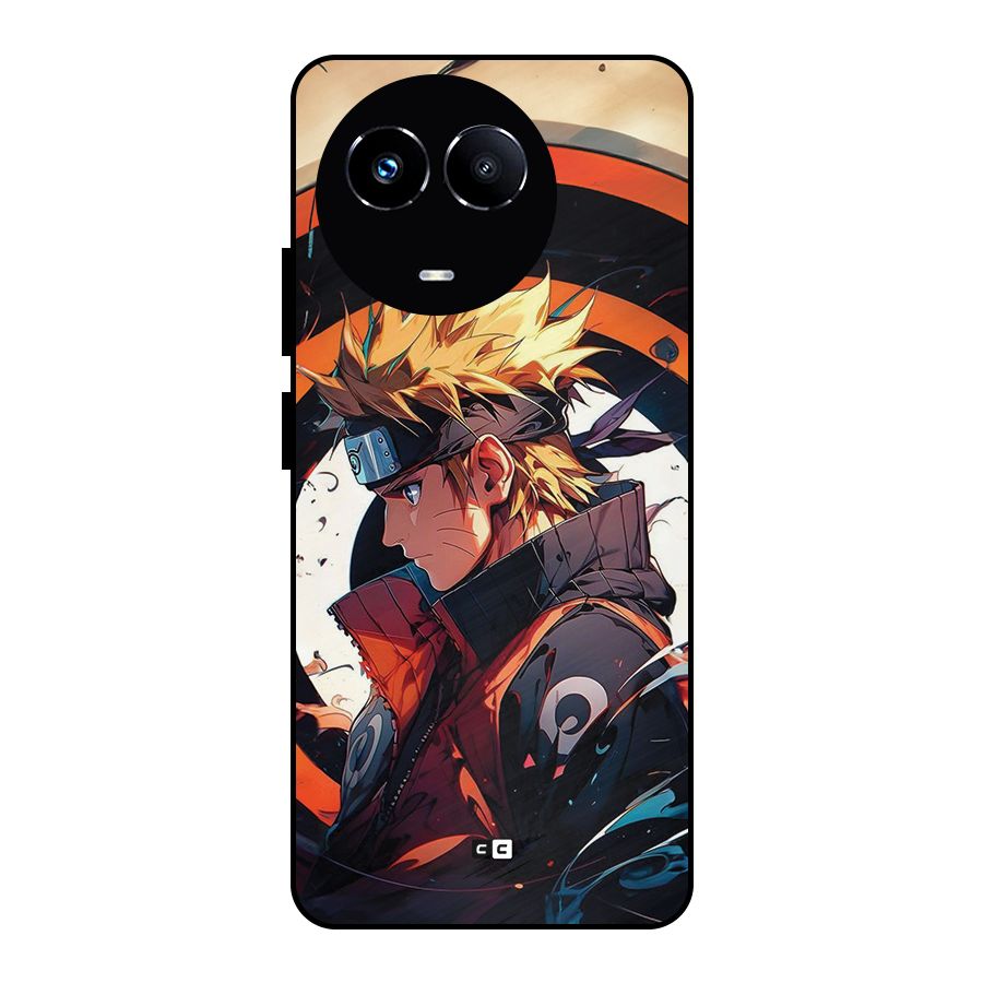 Naruto Uzumaki Combat Metal Back Case for Realme 11X