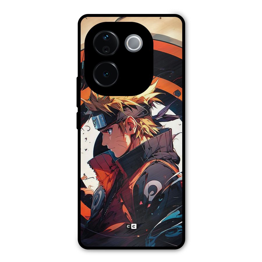 Naruto Uzumaki Combat Metal Back Case for Vivo T3 Pro