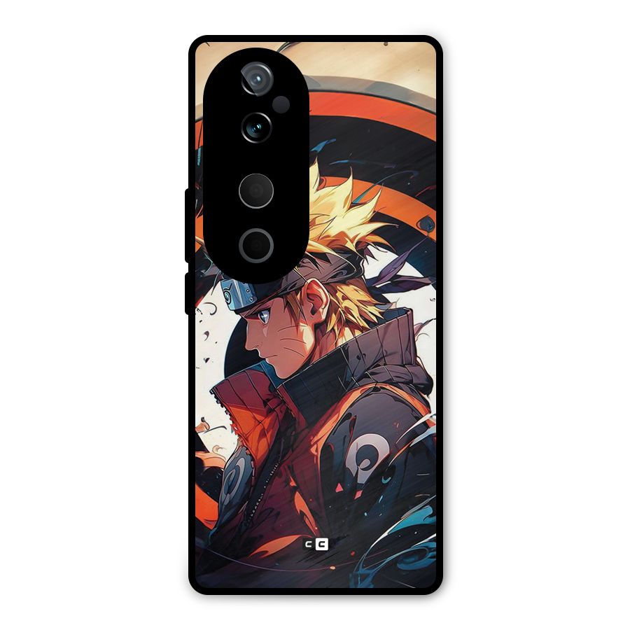 Naruto Uzumaki Combat Metal Back Case for Vivo T3 Ultra