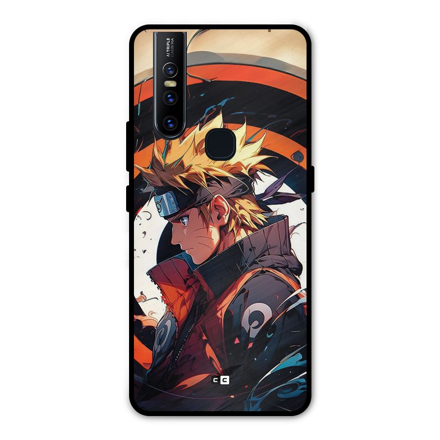 Naruto Uzumaki Combat Metal Back Case for Vivo V15