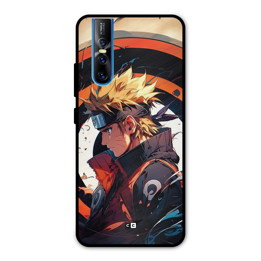 Naruto Uzumaki Combat Metal Back Case for Vivo V15 Pro
