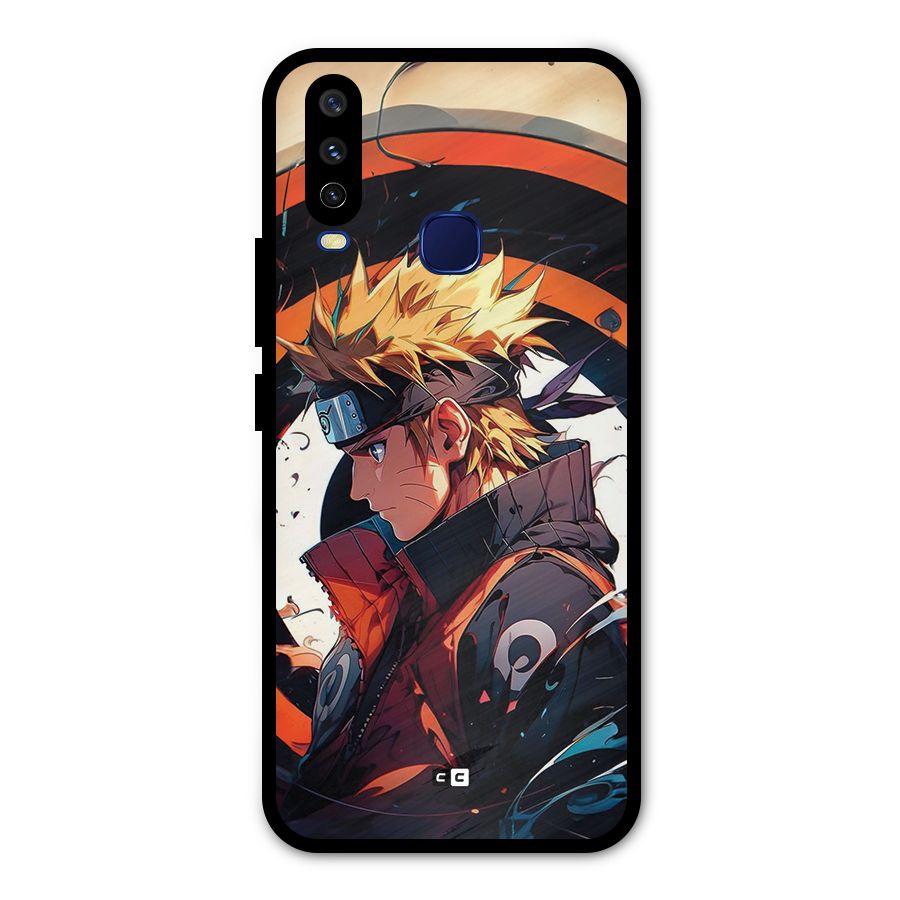 Naruto Uzumaki Combat Metal Back Case for Vivo V17