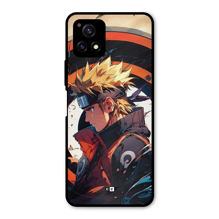 Naruto Uzumaki Combat Metal Back Case for Vivo Y72 5G