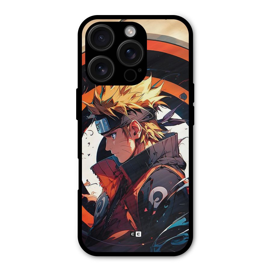 Naruto Uzumaki Combat Metal Back Case for iPhone 16 Pro
