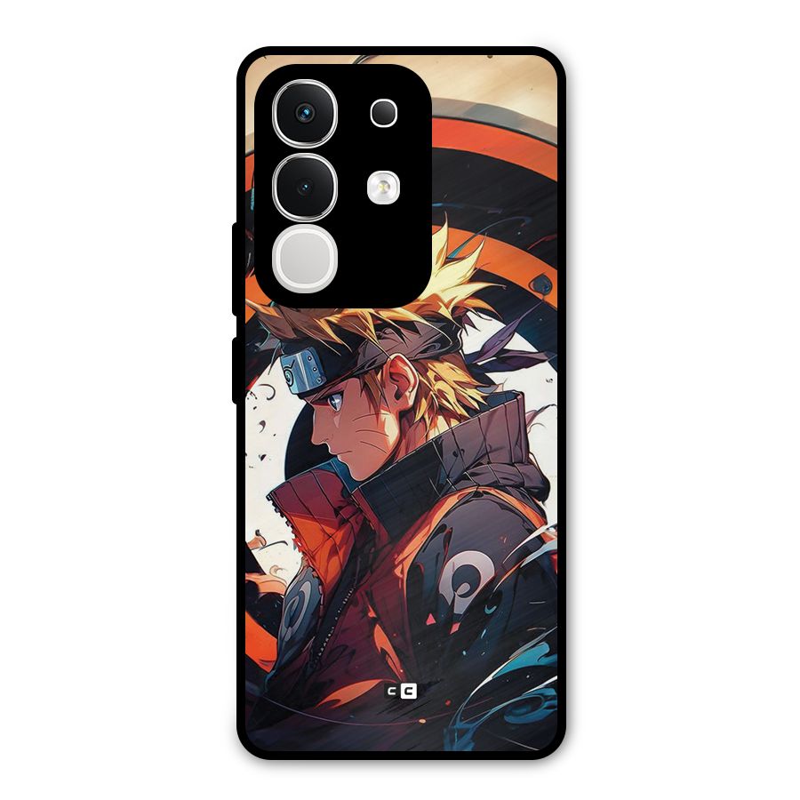 Naruto Uzumaki Combat Metal Back Case for iQOO Z10x