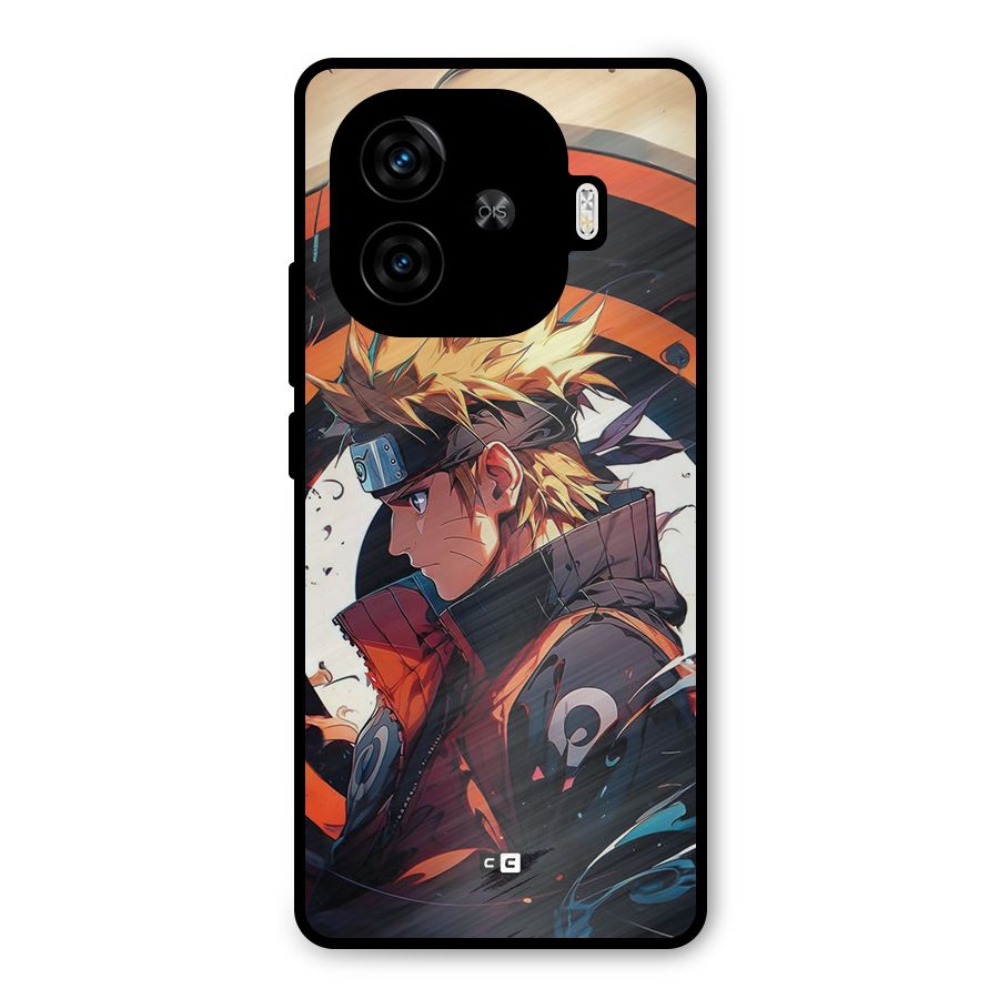 Naruto Uzumaki Combat Metal Back Case for iQOO Z9 Turbo