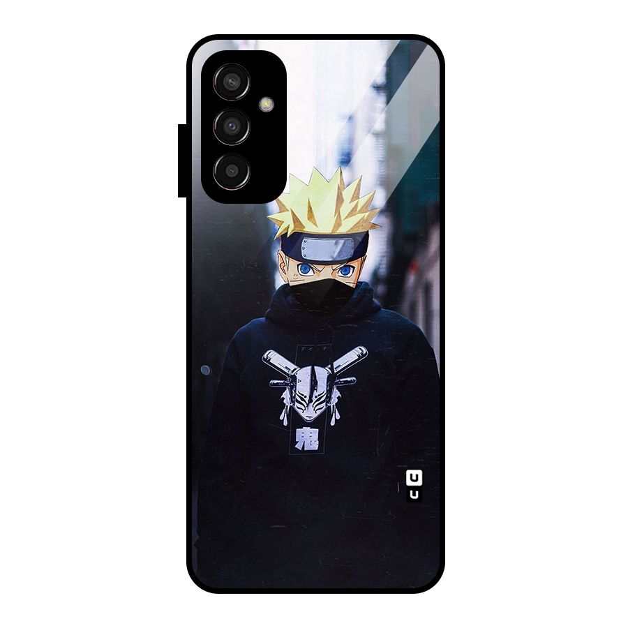 Naruto Uzumaki Cool Anime Glass Back Case for Galaxy F13