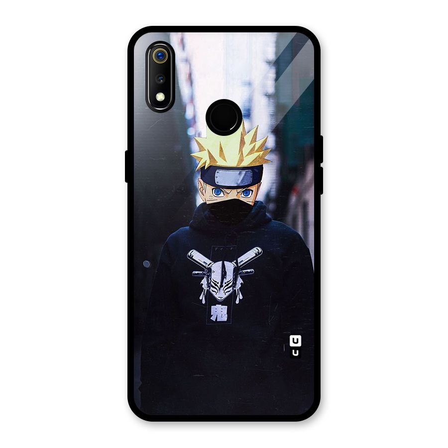Naruto Uzumaki Cool Anime Glass Back Case for Realme 3i
