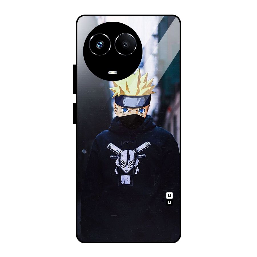 Naruto Uzumaki Cool Anime Glass Back Case for Realme Narzo 60X