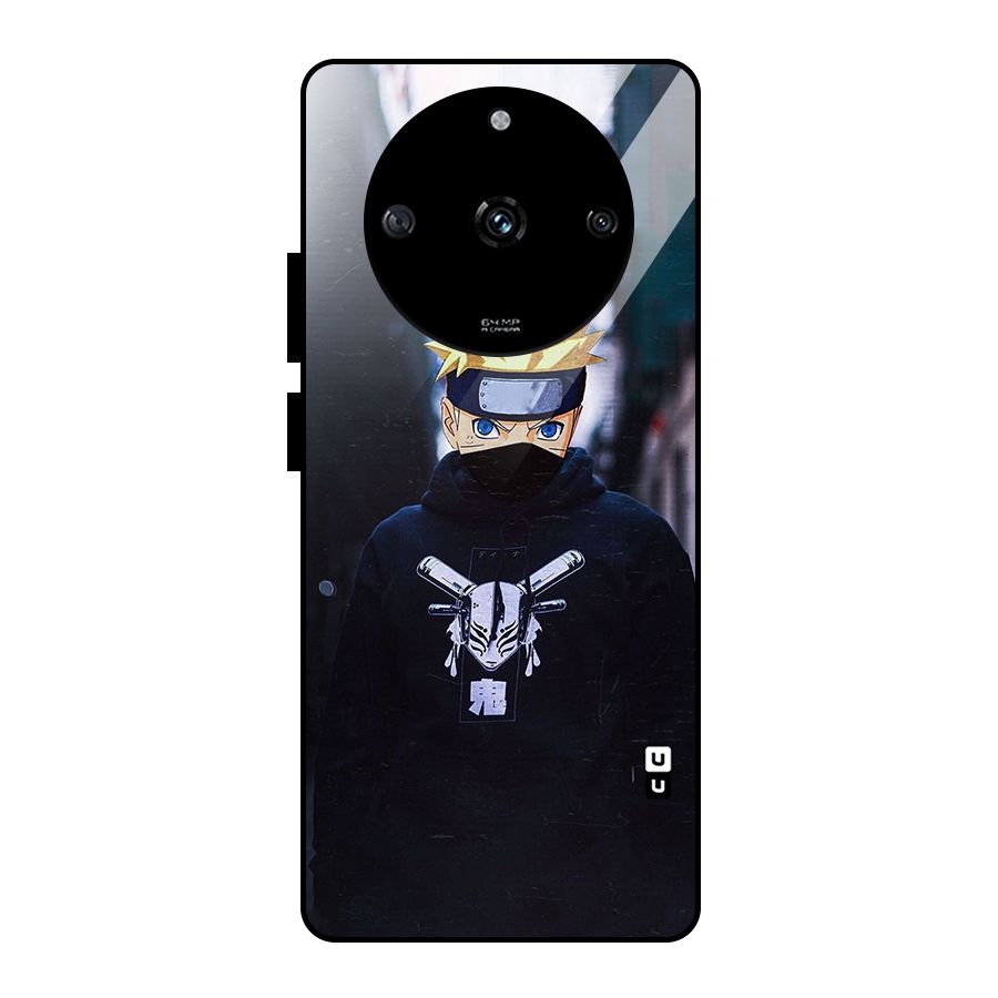 Naruto Uzumaki Cool Anime Glass Back Case for Realme Narzo 60 5G