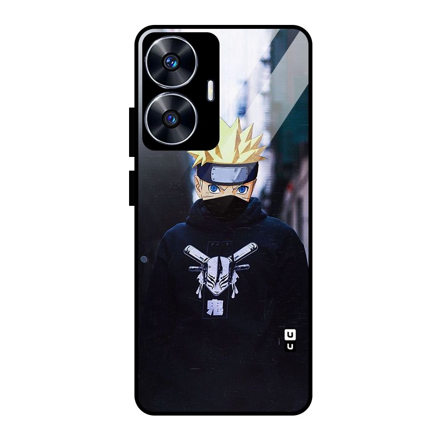 Naruto Uzumaki Cool Anime Glass Back Case for Realme Narzo N55