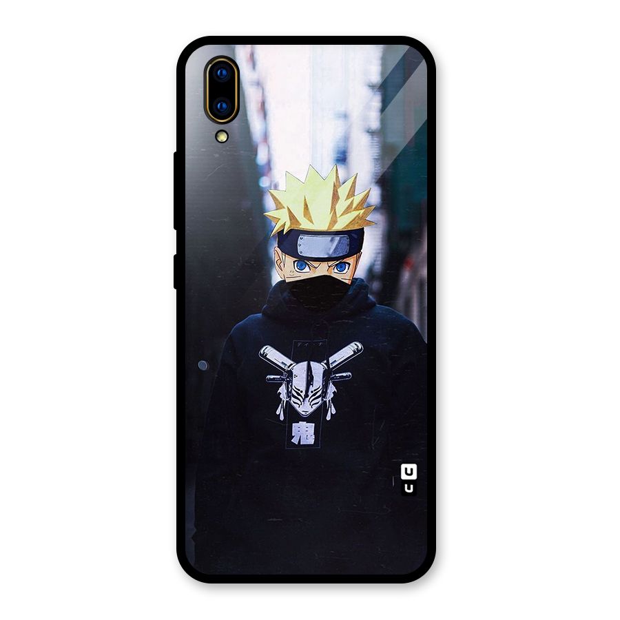 Naruto Uzumaki Cool Anime Glass Back Case for Vivo V11 Pro