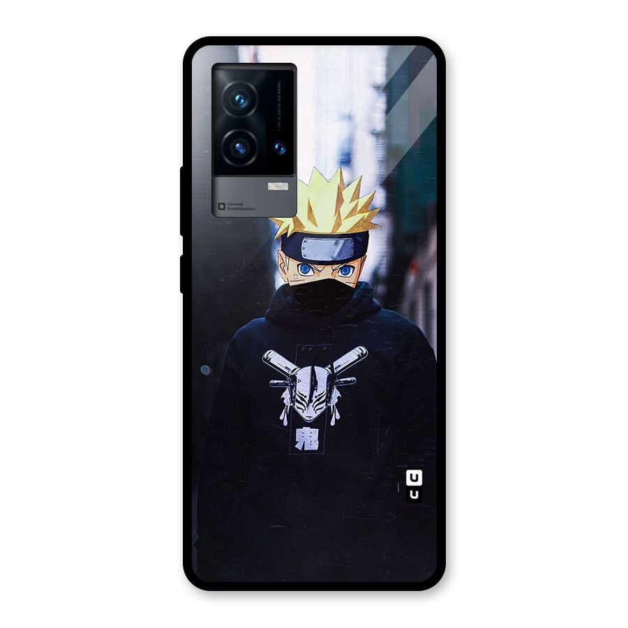 Naruto Uzumaki Cool Anime Glass Back Case for iQOO 9 5G