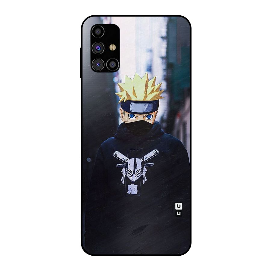 Naruto Uzumaki Cool Anime Metal Back Case for Galaxy M31s
