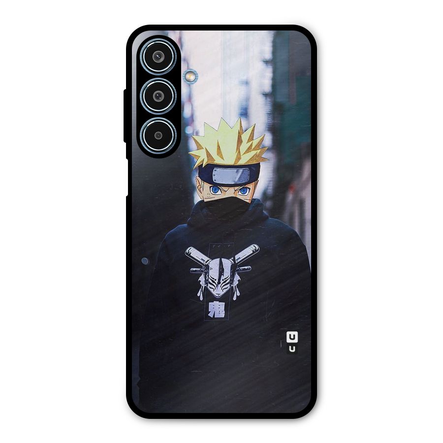 Naruto Uzumaki Cool Anime Metal Back Case for Galaxy M35