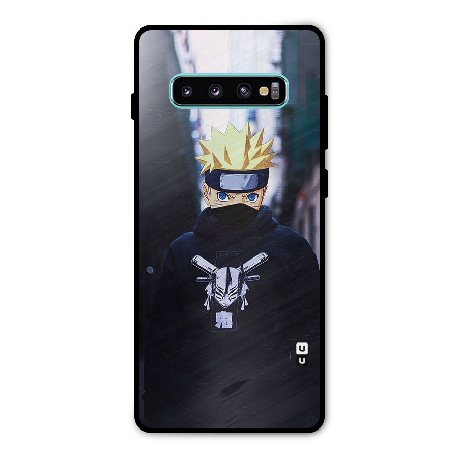 Naruto Uzumaki Cool Anime Metal Back Case for Galaxy S10 Plus