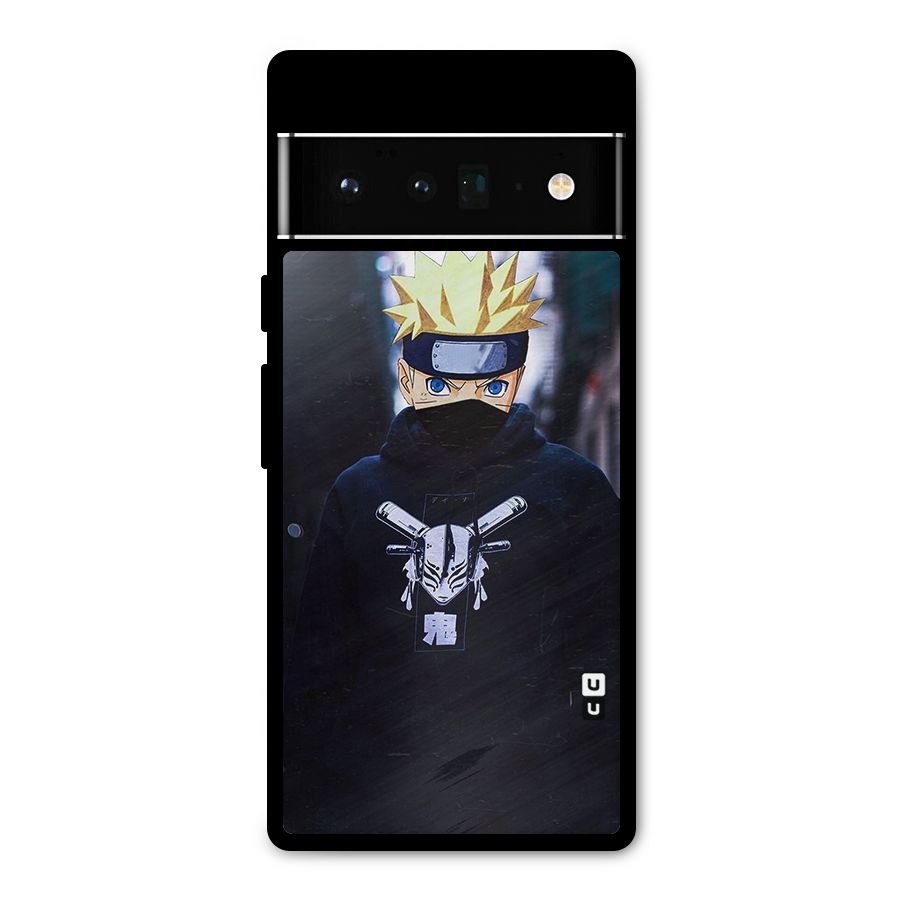 Naruto Uzumaki Cool Anime Metal Back Case for Google Pixel 6 Pro