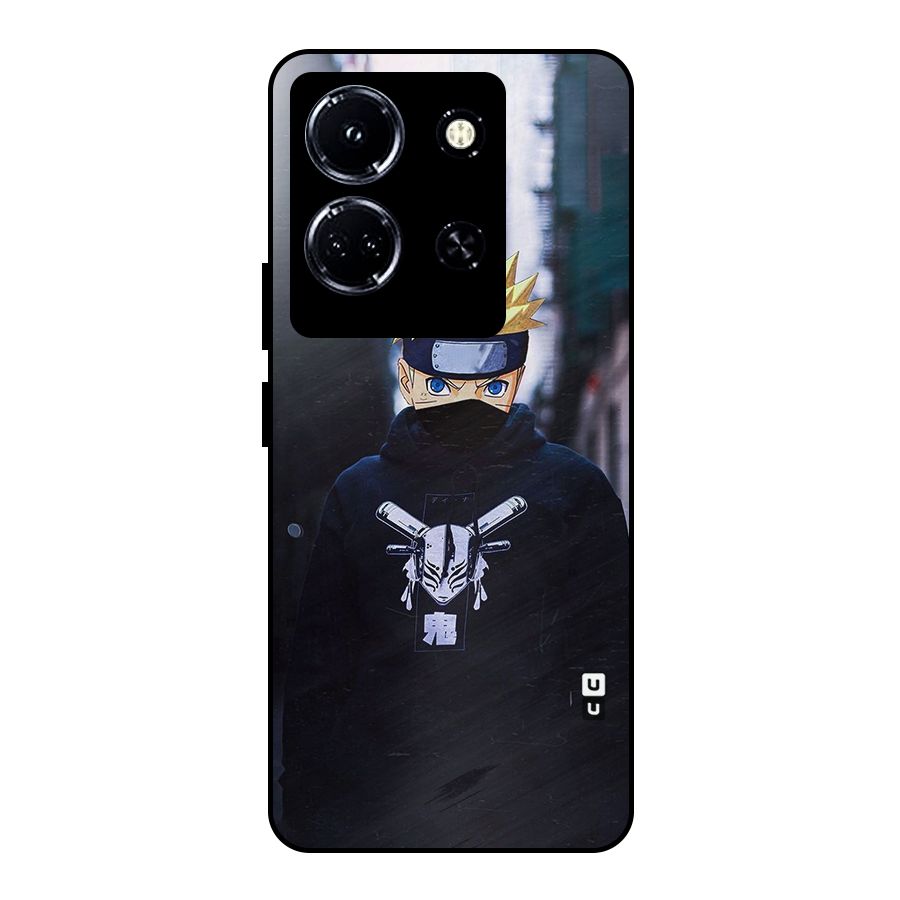 Naruto Uzumaki Cool Anime Metal Back Case for Infinix Note 30 5G