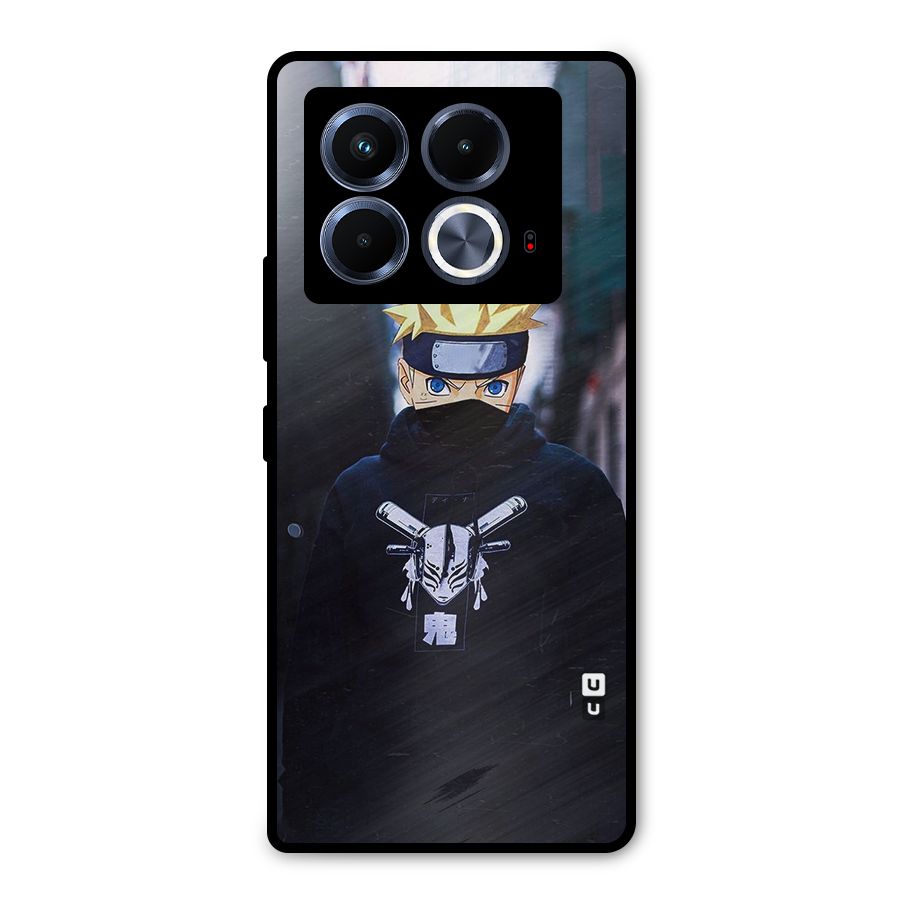 Naruto Uzumaki Cool Anime Metal Back Case for Infinix Note 40 5G