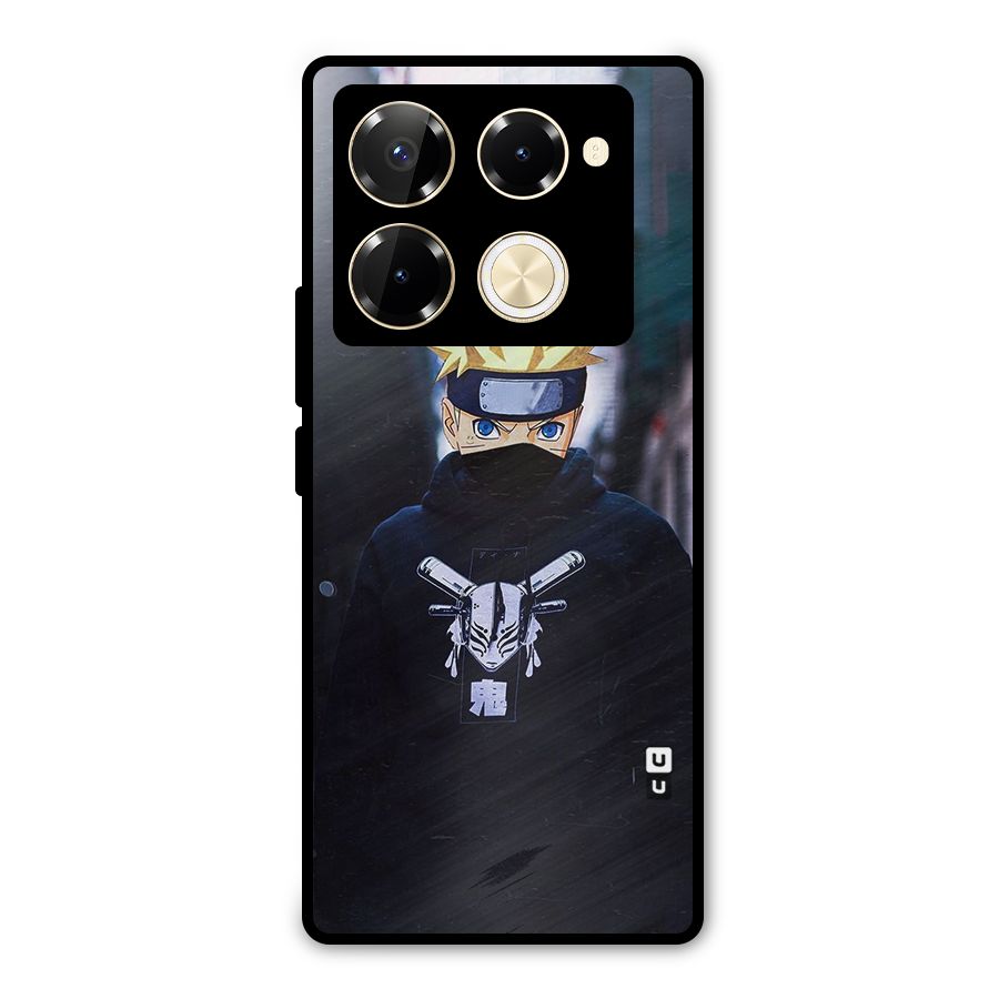 Naruto Uzumaki Cool Anime Metal Back Case for Infinix Note 40 Pro Plus