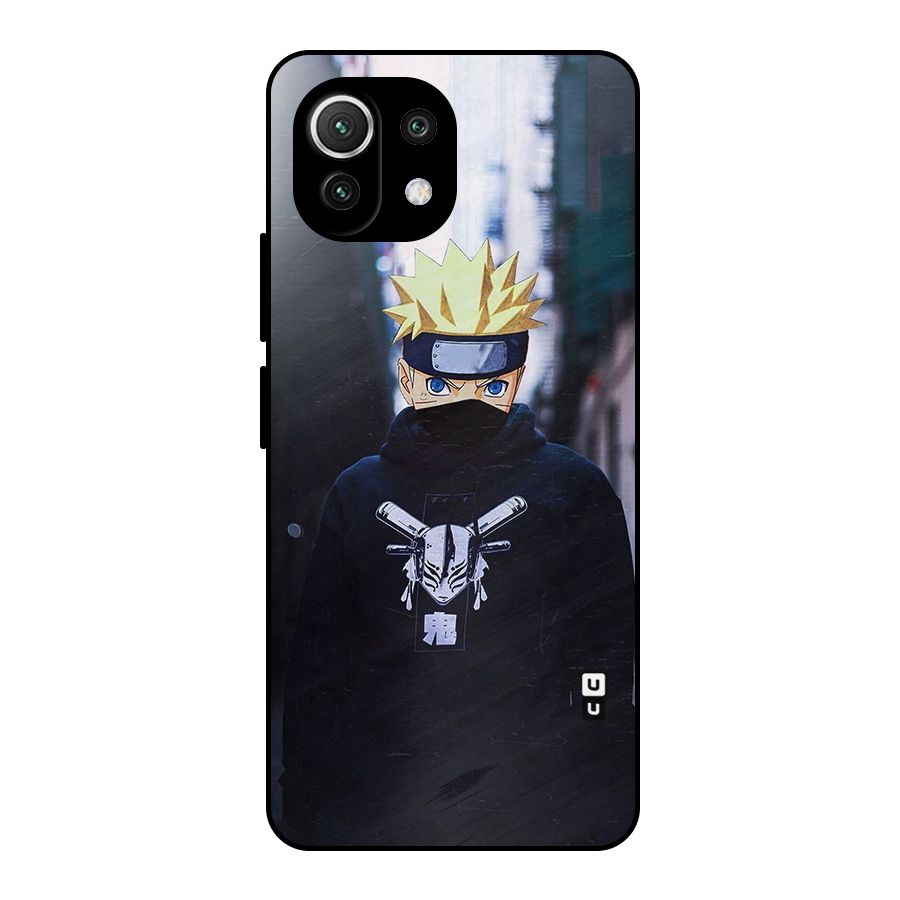 Naruto Uzumaki Cool Anime Metal Back Case for Mi 11 Lite NE 5G