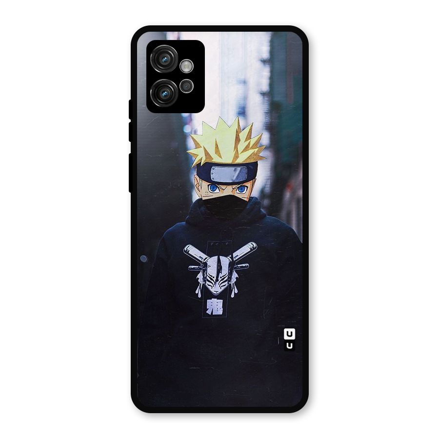 Naruto Uzumaki Cool Anime Metal Back Case for Moto G32