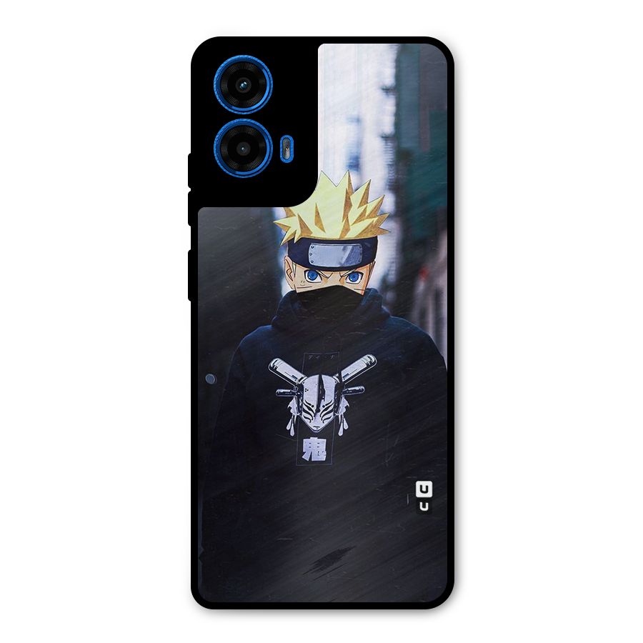 Naruto Uzumaki Cool Anime Metal Back Case for Moto G45