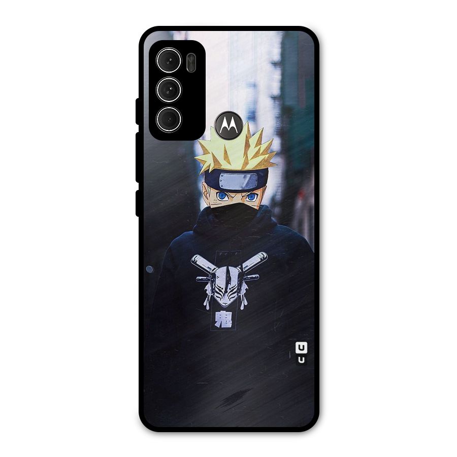 Naruto Uzumaki Cool Anime Metal Back Case for Moto G60