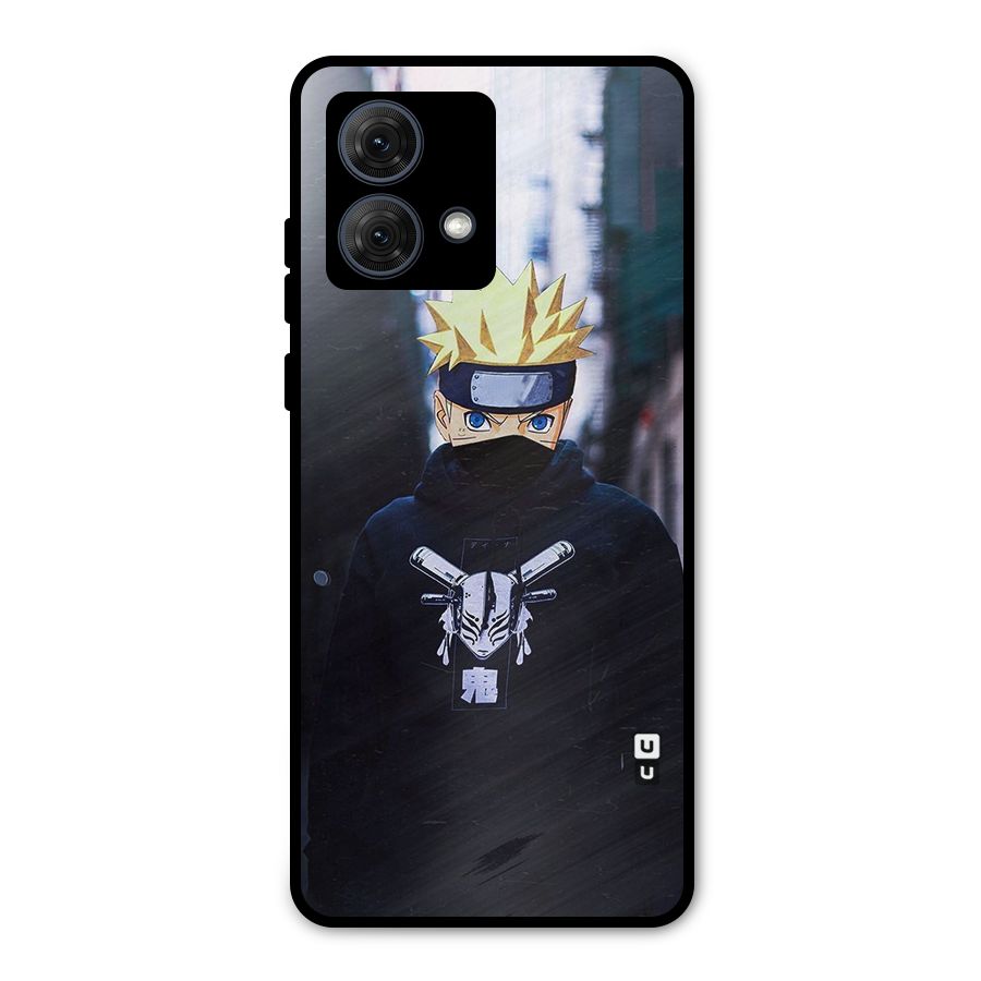 Naruto Uzumaki Cool Anime Metal Back Case for Moto G84