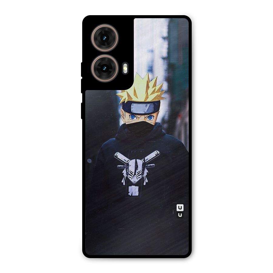 Naruto Uzumaki Cool Anime Metal Back Case for Moto G85