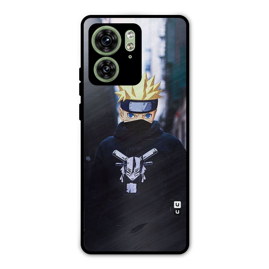 Naruto Uzumaki Cool Anime Metal Back Case for Motorola Edge 40 5G
