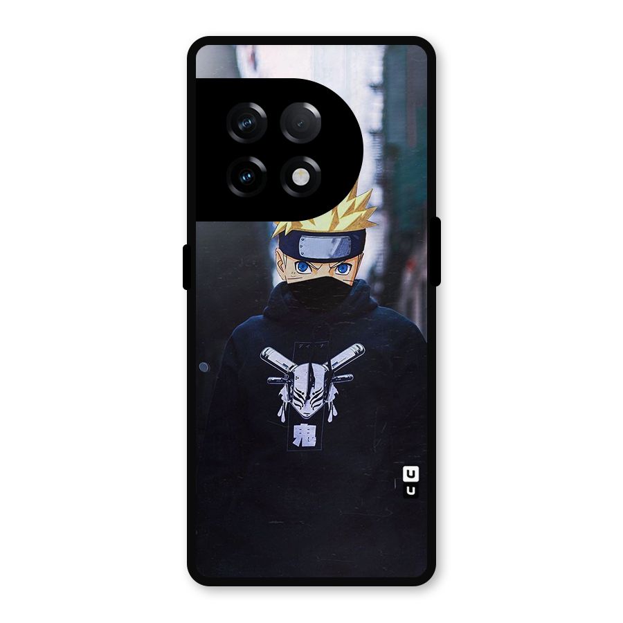Naruto Uzumaki Cool Anime Metal Back Case for OnePlus 11R