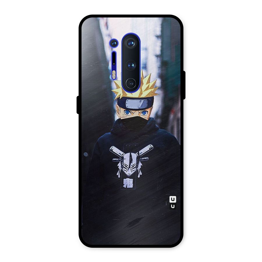 Naruto Uzumaki Cool Anime Metal Back Case for OnePlus 8 Pro