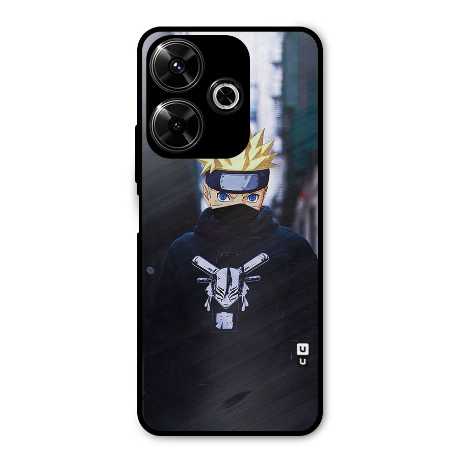 Naruto Uzumaki Cool Anime Metal Back Case for Poco M6 Plus