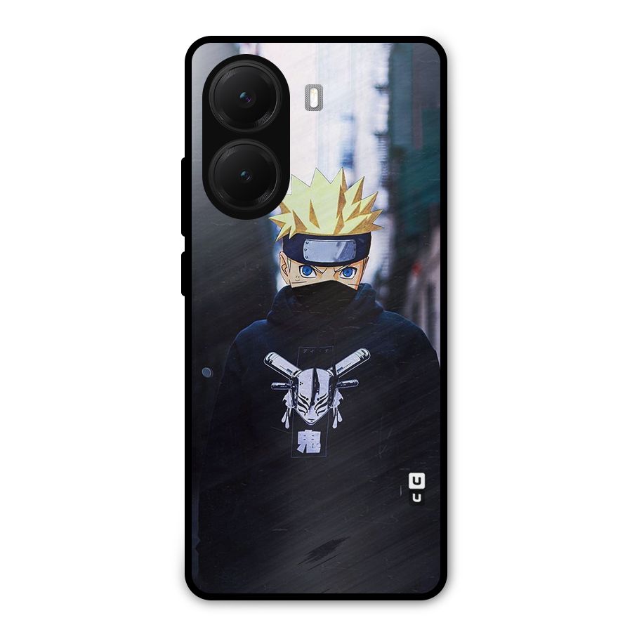 Naruto Uzumaki Cool Anime Metal Back Case for Poco X7 Pro