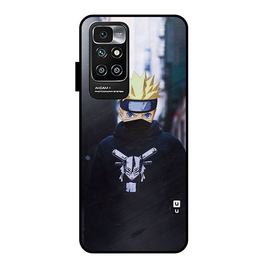 Naruto Uzumaki Cool Anime Metal Back Case for Redmi 10 Prime