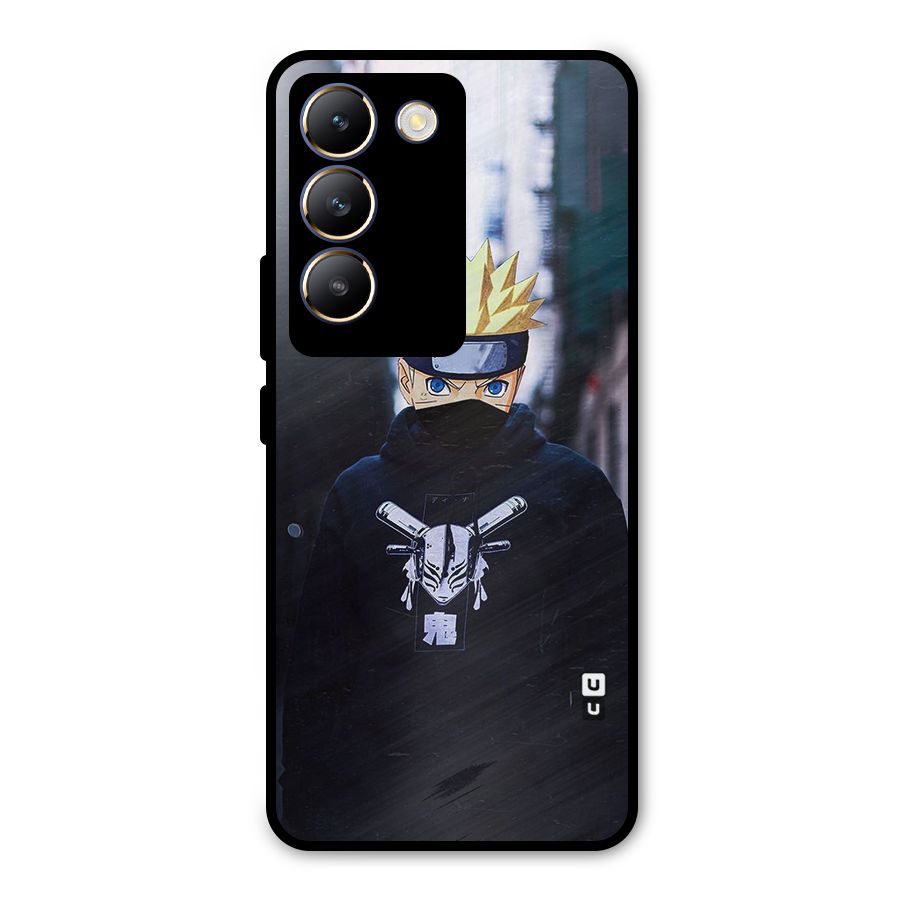 Naruto Uzumaki Cool Anime Metal Back Case for Vivo T3 5G