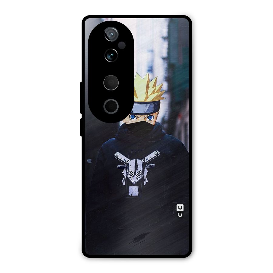 Naruto Uzumaki Cool Anime Metal Back Case for Vivo T3 Ultra