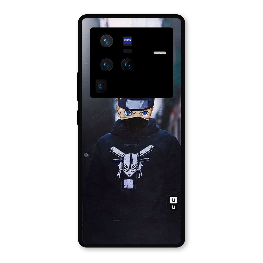 Naruto Uzumaki Cool Anime Metal Back Case for Vivo X80 Pro