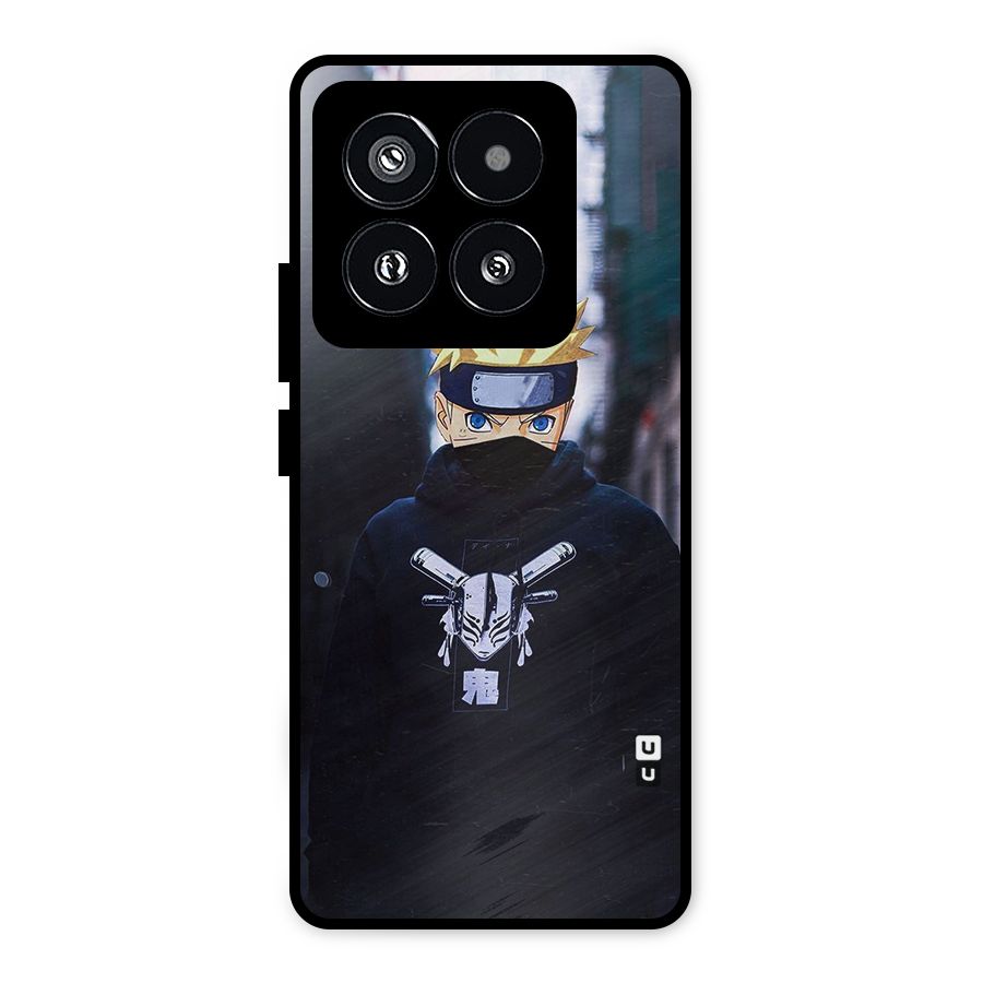 Naruto Uzumaki Cool Anime Metal Back Case for Xiaomi 14 Pro