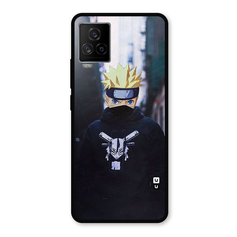 Naruto Uzumaki Cool Anime Metal Back Case for iQOO 7 Legend 5G
