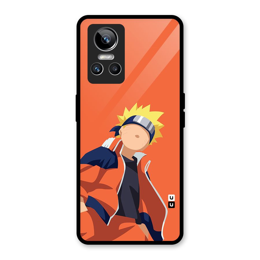 Naruto Uzumaki Minimalist Glass Back Case for Realme GT Neo 3