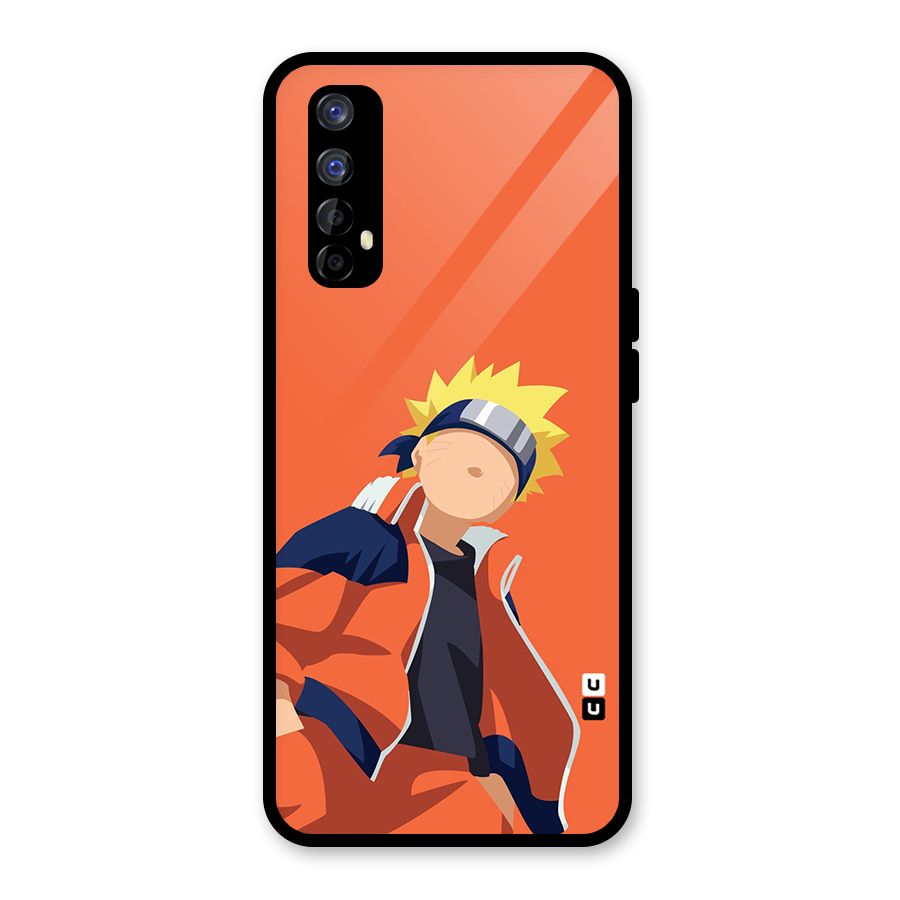 Naruto Uzumaki Minimalist Glass Back Case for Realme Narzo 20 Pro
