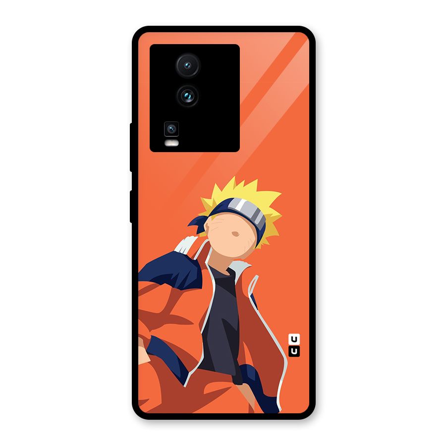 Naruto Uzumaki Minimalist Glass Back Case for Vivo iQOO Neo 7 Pro